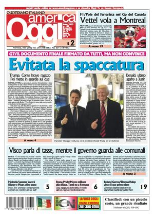 America Oggi 10 Giugno 2018