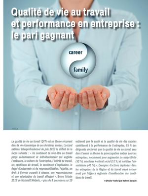 Focus Qualité De Vie Au Travail