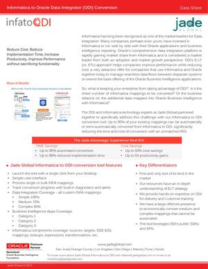 Informatica to ODI migration