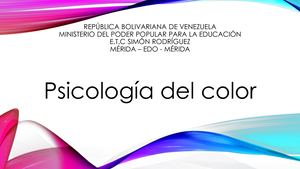 Psicologia Del Color