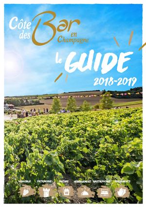Guide Touristique de la Côte des Bar 2018-2019