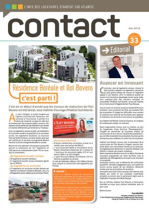 Contact, la lettre d’information des locataires #33