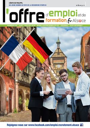 Journal l'offre d'emploi - Alsace - Juin/Juillet 2018