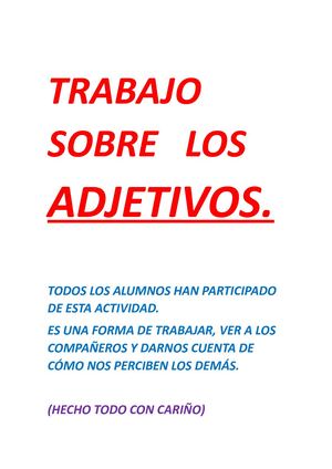 ADJETIVOS A