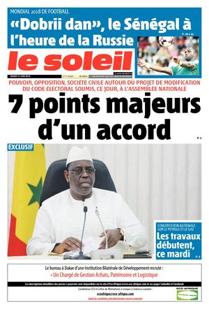 Edition Du 12 Juin 2018