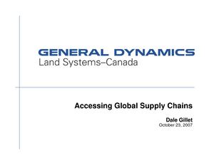 Accessing Global Supply Chains - Gillet
