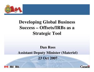 Developing Global Success - Ross
