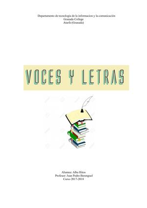 voces y letras