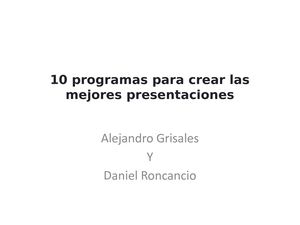 10 Programas Para Crear Las Mejores Presentaciones