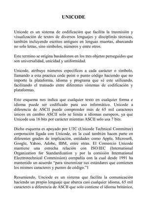 Unicode