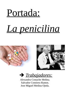 Trabajo Penicilina