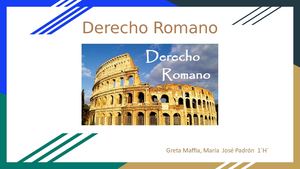 Derecho Romano