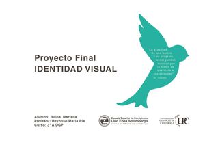Proyecto Final Identidad Visual
