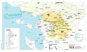 Carte de l'Aunis Marais Poitevin