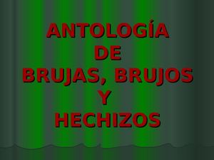 Antología de Brujas