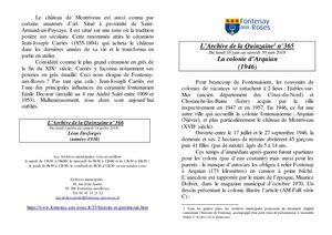 AMFAR A15 365 La colonie d'Arquian (1946)