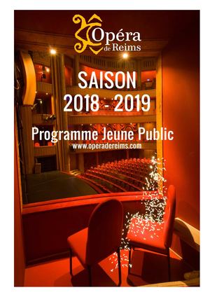 Brochure Jeune Public Saison 2018 2019