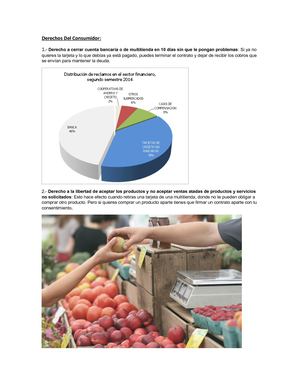 Derechos Y Deberes Del Consumidor