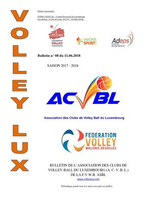Volley Lux N 08 Du 11 06 2018