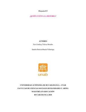 PPA5. ¿QUIEN CUENTA LA HISTORIA