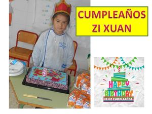 Cumpleaños Zi Xuan