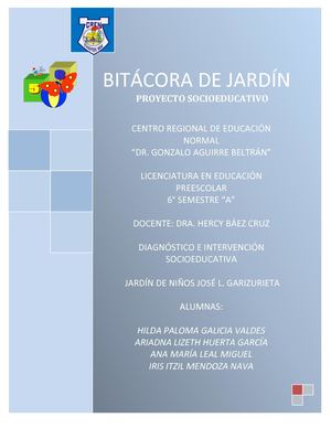 Bitácora Por Jardín