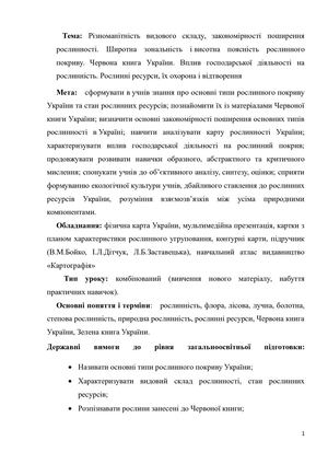 Рослинність України