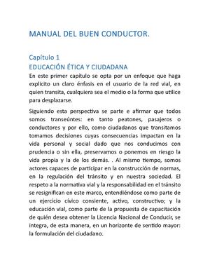 Manual Del Buen Conductorss