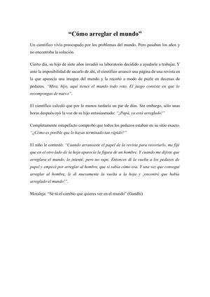 Cómo Arreglar El mUNDO