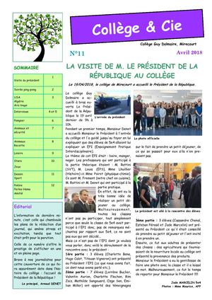 Journal Collège Mirecourt 11 Version Pdf
