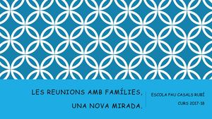 Les Reunions Amb Famílies