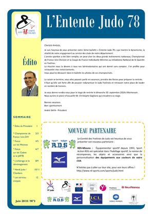 Bulletin 3 Juin 2018