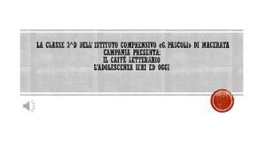 L'adolescenza Power Point