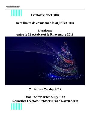 Catalogue Noel 2018
