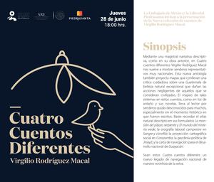 Sinopsis Libro Virigilio Rodríguez Macal Edición Impresa