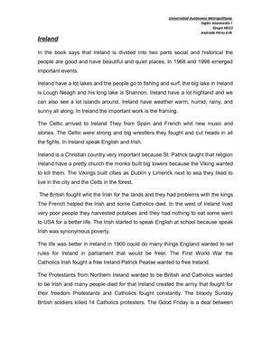 Ireland Summary