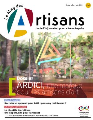 Le magazine des artisans N° 63 : juillet / Août