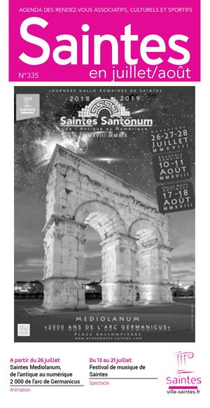 Saintes En Juillet/aout 2018