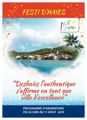 Deshaies Programme Fete 2018