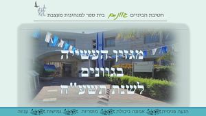עיתון חטיבת גוונים תשעח