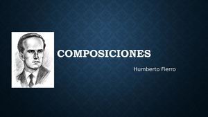 Composiciones Humberto Fierro .
