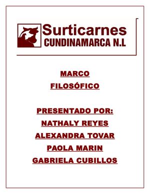 Cartilla Marco Filosófico