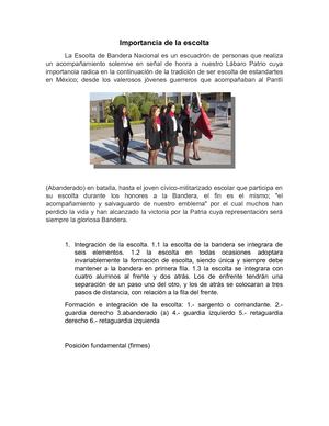 Importancia De La Escolta Eddi Listo Ya