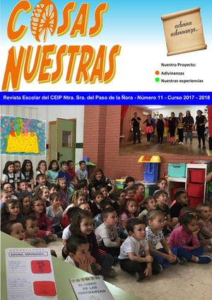 Revista Cosas Nuestras Nº 11 Curso 2017 18 (Distribucion)