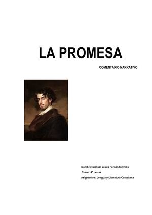 Comentario narrativo "La Promesa"