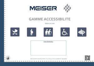 Gamme Accessibilité MEISER