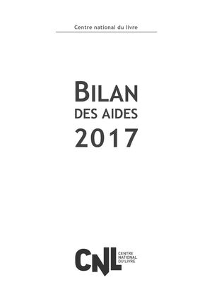 Bilan Des Aides 2017