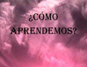 Como Aprendemos 1