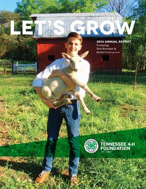 TN 4-H Foundation Annual Report 2016
