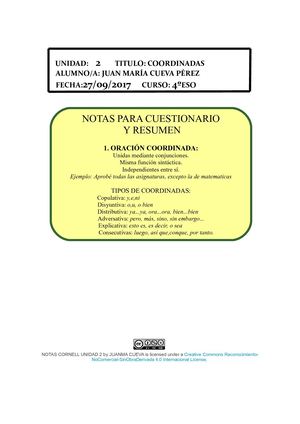 Notas Cornell Unidad 2